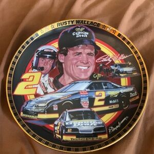 Rusty Wallace NASCAR collectible plate #1087E